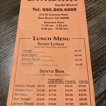 Amami Sushi Bistro - Sushi Bars Near Me - San Bruno, California Amami Sushi Bistro - Sushi Bars Near Me - San Bruno, California