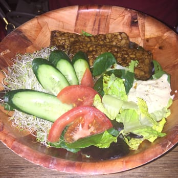 Peace Café - Tempeh on greens - Vegan Near Me - Honolulu, Hawaii Peace Café - Tempeh on greens - Vegan Near Me - Honolulu, Hawaii