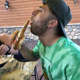 Great bar. Try the gargantuan fish sandwich and try to get your mouth around this one! My friend sure had trouble!! Great bar. Try the gargantuan fish sandwich and try to get your mouth around this one! My friend sure had trouble!!