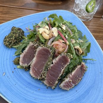 Sam's Anchor Cafe - Sesame Seared Ahi Tuna Salad - Seafood Near Me - Tiburon, California Sam's Anchor Cafe - Sesame Seared Ahi Tuna Salad - Seafood Near Me - Tiburon, California