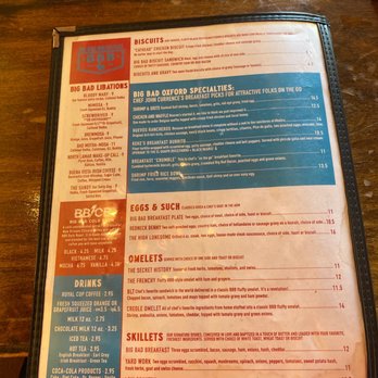 Big Bad Breakfast - Menu - Breakfast & Brunch Near Me - Oxford, Mississippi Big Bad Breakfast - Menu - Breakfast & Brunch Near Me - Oxford, Mississippi