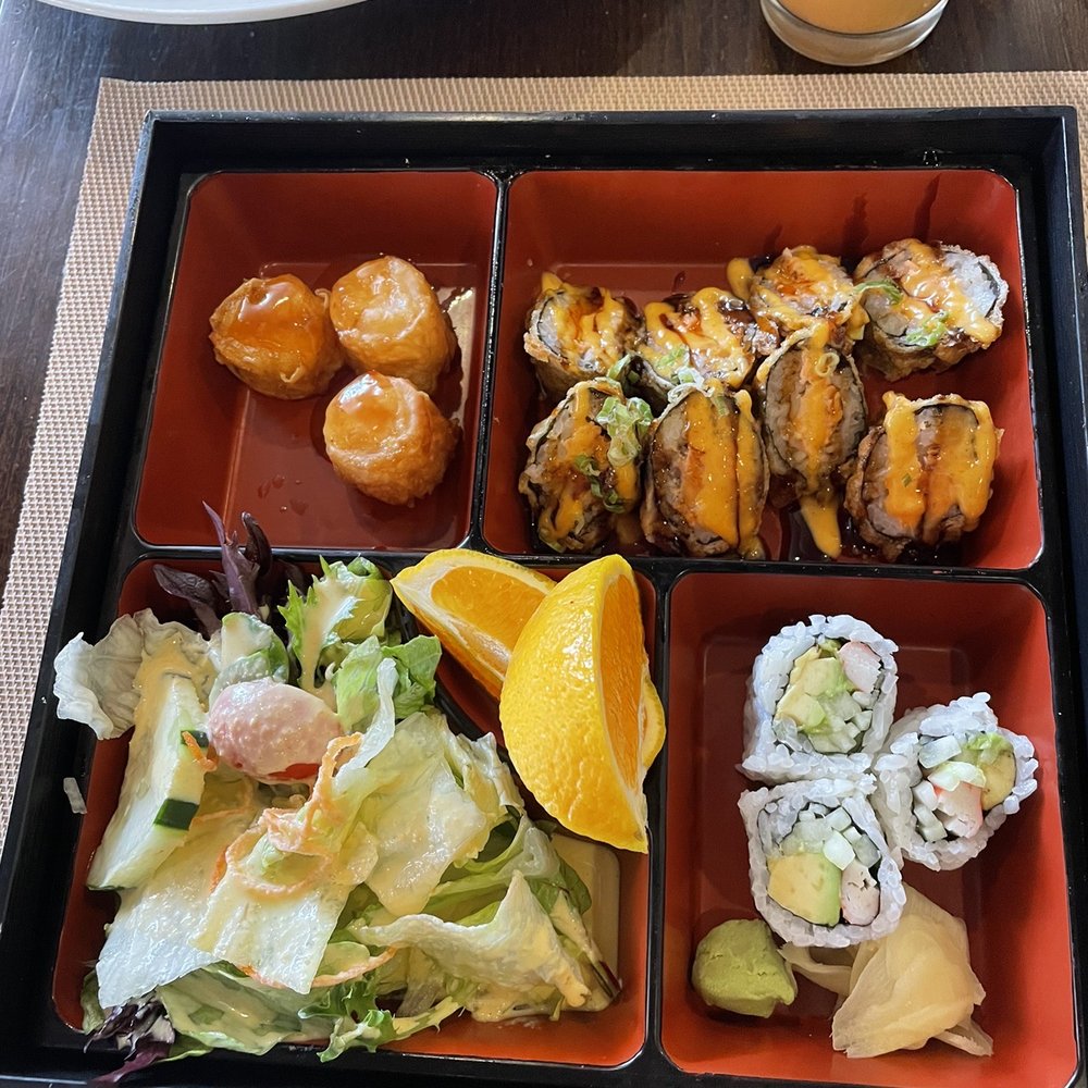 Nana Sushi - Ariel Roll Bento Lunch - Sushi Bars Near Me - Suffolk, Virginia Nana Sushi - Ariel Roll Bento Lunch - Sushi Bars Near Me - Suffolk, Virginia
