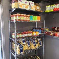 Orillia Italian Gelato and Market - Shelf with Italian products