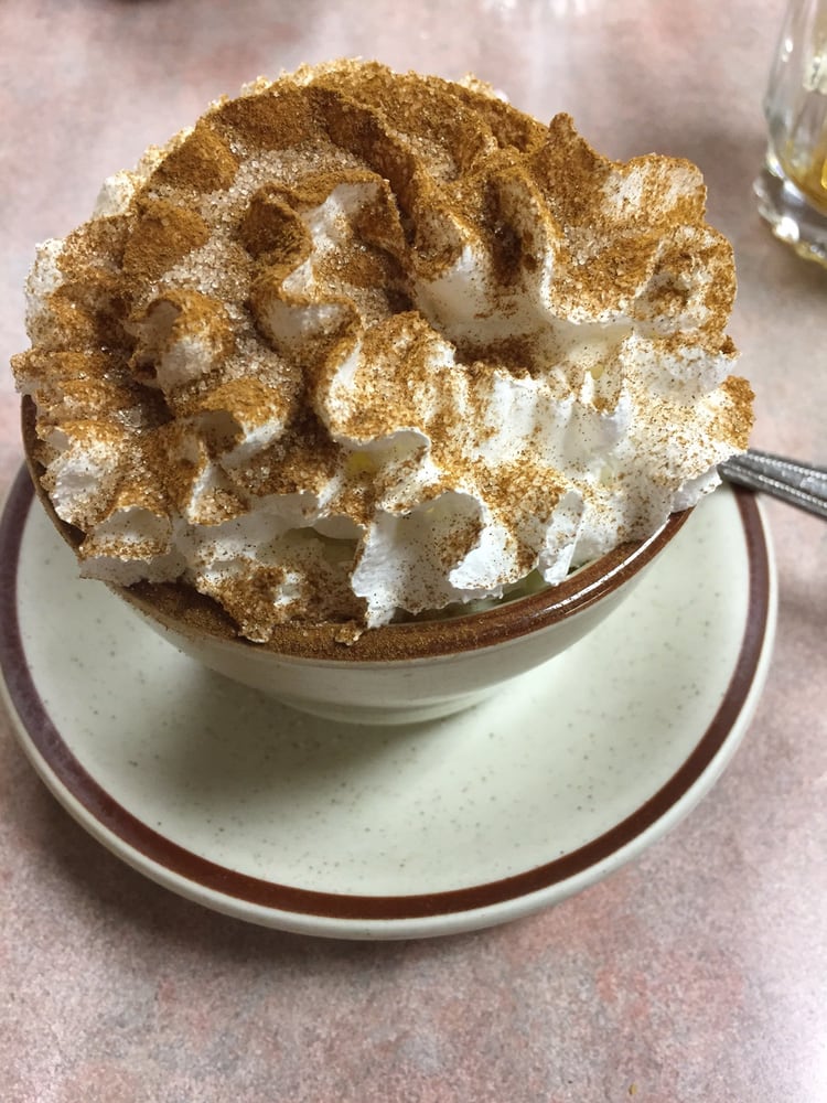 Fancy rice pudding. Yelp