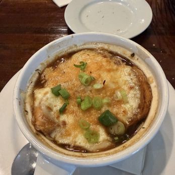 The Library Restaurant & Pub - French Onion Soup - Steakhouses Near Me - Indianapolis, Indiana