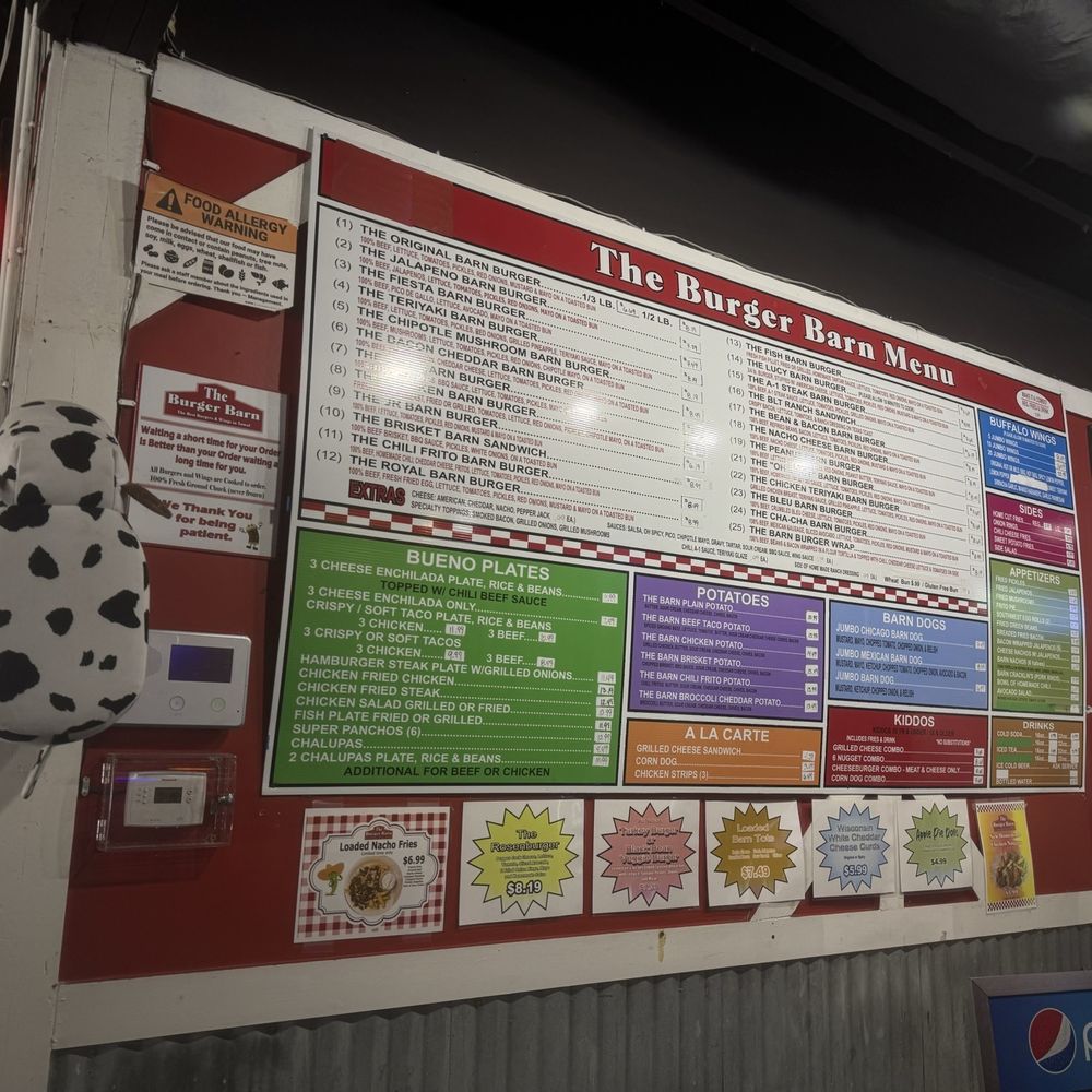 The Burger Barn Rosenberg - Menu - Burgers Near Me - Rosenberg, Texas