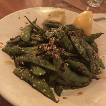 Ramen Moto - Chili crisp garlic edamame - Ramen Near Me - Houston, Texas Ramen Moto - Chili crisp garlic edamame - Ramen Near Me - Houston, Texas
