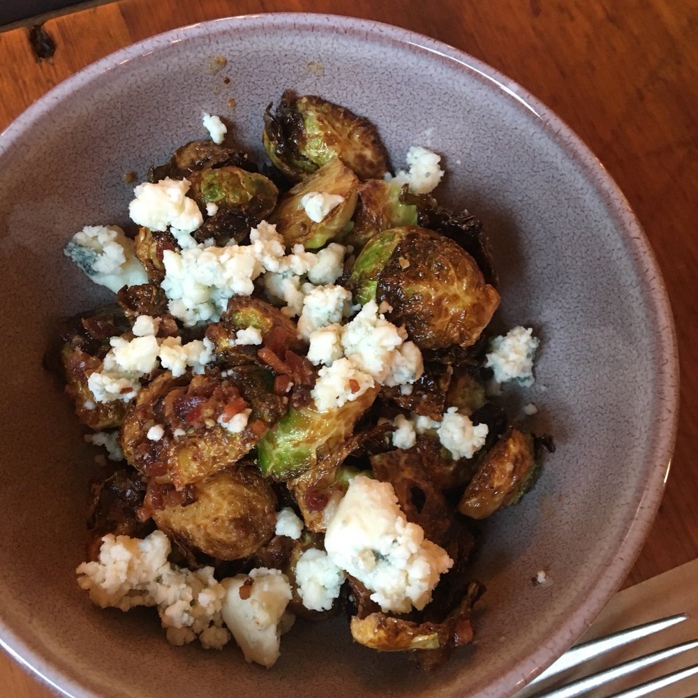 Forty Six - Brussel sprouts, a must have appetizer - New American Near Me - Keene, New York Forty Six - Brussel sprouts, a must have appetizer - New American Near Me - Keene, New York