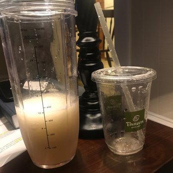 Panera Bread - My frozen lemonade was served in a 12oz cup for $3.49 versus a 16oz cup that the website states they serve it in. - Sandwiches Near Me - Newburgh, New York Panera Bread - My frozen lemonade was served in a 12oz cup for $3.49 versus a 16oz cup that the website states they serve it in. - Sandwiches Near Me - Newburgh, New York