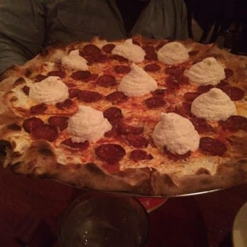 Coalfire Pizza - Pepperoni and whipped ricotta pizza. - Pizza Near Me - Chicago, Illinois Coalfire Pizza - Pepperoni and whipped ricotta pizza. - Pizza Near Me - Chicago, Illinois