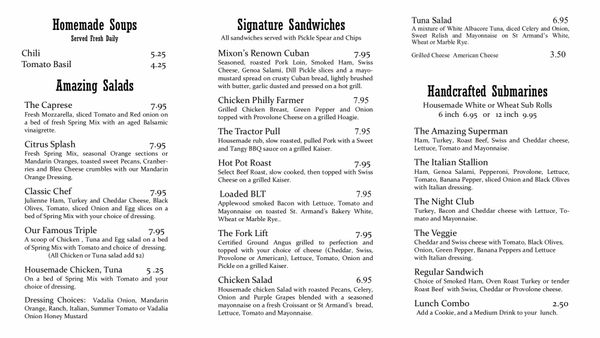 Menu photo 3 The Mixon Swirl Bradenton, FL Menu photo 3 The Mixon Swirl Bradenton, FL