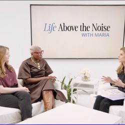 Santa Monica Studios - Maria Shriver Podcast setup