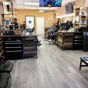 Boardwalk Barbers - Sleek cool design elements everywhere! - Barbers Near Me - Mission Viejo, California