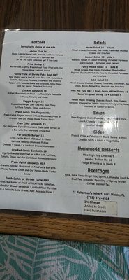 Menu photo 2 12A Buoy Fort Pierce, FL