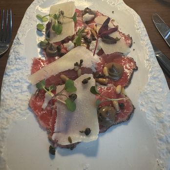 Glass Light - Beef carpaccio - New American Near Me - Norfolk, Virginia