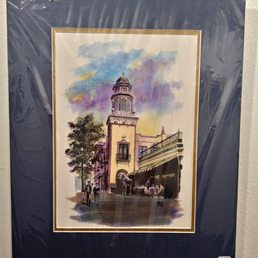 Fred Lapp. His artwork has been displayed for the entire month of October