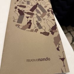 Trattoria Nuovo Nando - Menu