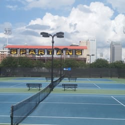 UT Spartan Tennis Courts - UT Spartans Tennis courts, Downtown Tampa