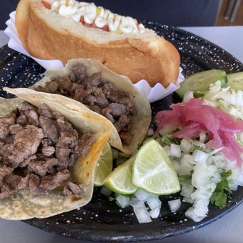Taqueria La Esquina - Sonoran dog and carne asada tacos - Tacos Near Me - Tucson, Arizona Taqueria La Esquina - Sonoran dog and carne asada tacos - Tacos Near Me - Tucson, Arizona