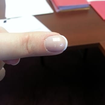 Blackberry Farm - Sub-par mani (notice how thin and uneven the French tip is) - Resorts Near Me - Walland, Tennessee