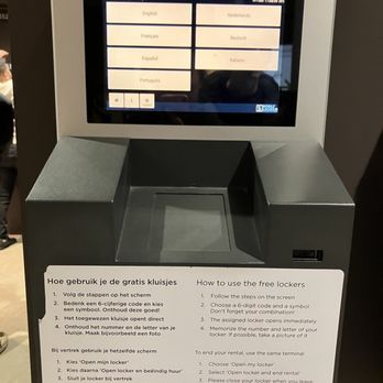 Van Gogh Museum - High tech lockers - Museums Near Me - Amsterdam, New Hampshire