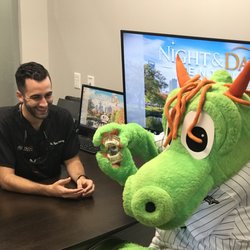 Having fun with our dentists