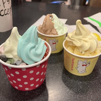 Yogurt Deluxe - Never too cold for froyo for the niece - cotton candy and pineapple with popping boba for her - Ice Cream & Frozen Yogurt Near Me - Castro Valley, California Yogurt Deluxe - Never too cold for froyo for the niece - cotton candy and pineapple with popping boba for her - Ice Cream & Frozen Yogurt Near Me - Castro Valley, California