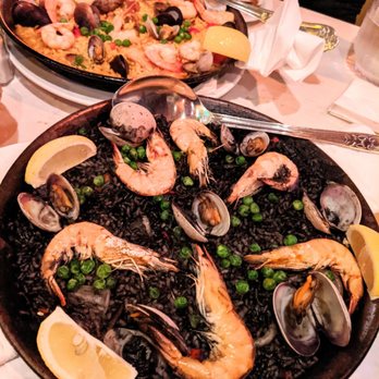 Picaro - Squid ink seafood paella (arroz negro) - Spanish Near Me - San Francisco, California Picaro - Squid ink seafood paella (arroz negro) - Spanish Near Me - San Francisco, California