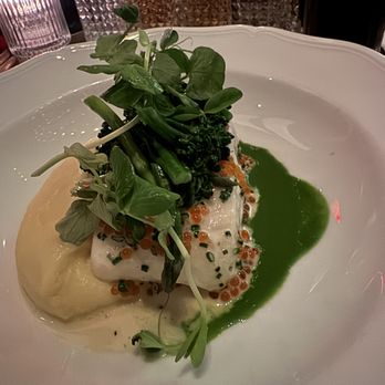 Café Carmellini - Atlantic Halibut, Sauce Cresson - Cafes Near Me - New York, New York