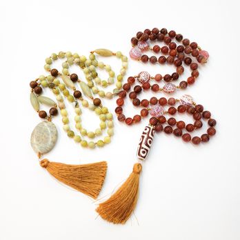 Originals - Mala Magic class! Come take a class with one of our talented instructors. Necklace made by a student in class. - Arts & Crafts Near Me - San Antonio, Texas