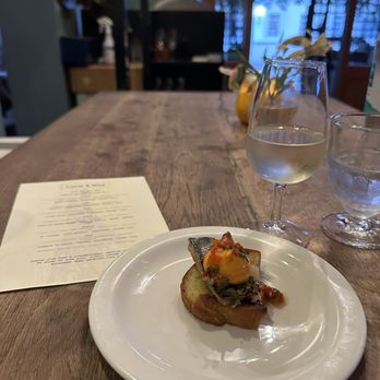 The Shed - Cornish mackerel bruschetta - British Near Me - London, XGL The Shed - Cornish mackerel bruschetta - British Near Me - London, XGL