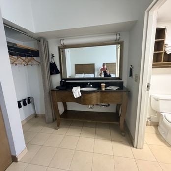 Hotel Alice - Closet and sink (liked that it's separate from shower and toilet) - Hotels Near Me - Pine Knoll Shores, North Carolina Hotel Alice - Closet and sink (liked that it's separate from shower and toilet) - Hotels Near Me - Pine Knoll Shores, North Carolina