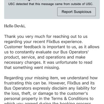 Flixbus - Midtown - Email from Flixbus - Buses Near Me - New York, New York