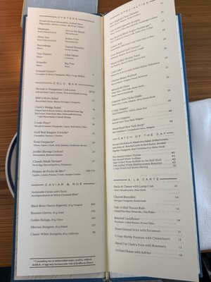 Menu photo 1 Clark's Oyster Bar–Houston Houston, TX Menu photo 1 Clark's Oyster Bar–Houston Houston, TX