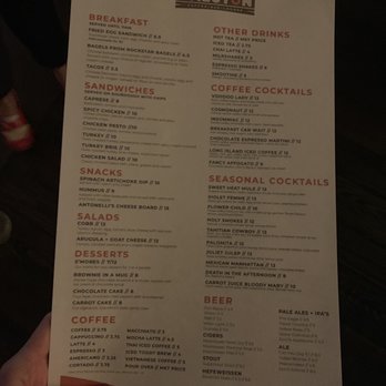 Halcyon - Menu 5/2019 - Coffee & Tea Near Me - Austin, Texas