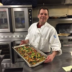 Coast 2 Coast Caterers - Chef Dan Crook prepared this asian scallop dish for the winner of the Kennebunkport Chamber of Commerce raffle.