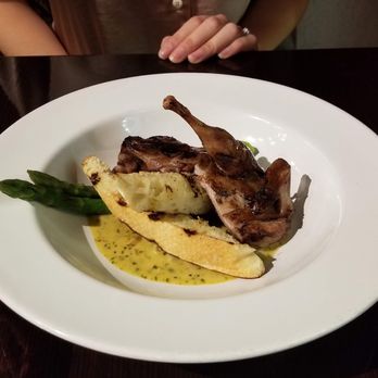 Shoestring Cafe - Grilled Marinated Boned Quail - French Near Me - Richmond, British Columbia Shoestring Cafe - Grilled Marinated Boned Quail - French Near Me - Richmond, British Columbia