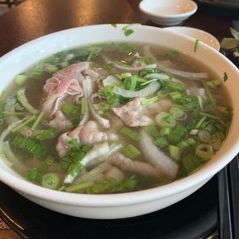 Saigon Eden - 21. Pho Tai, medium: Pho soup noodles worh rare, thin-sliced beef - Vietnamese Near Me - Alhambra, California Saigon Eden - 21. Pho Tai, medium: Pho soup noodles worh rare, thin-sliced beef - Vietnamese Near Me - Alhambra, California