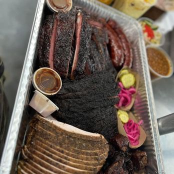Fork Grove Barbecue - a platter of meat and sides - Barbeque Near Me - Anderson, South Carolina Fork Grove Barbecue - a platter of meat and sides - Barbeque Near Me - Anderson, South Carolina