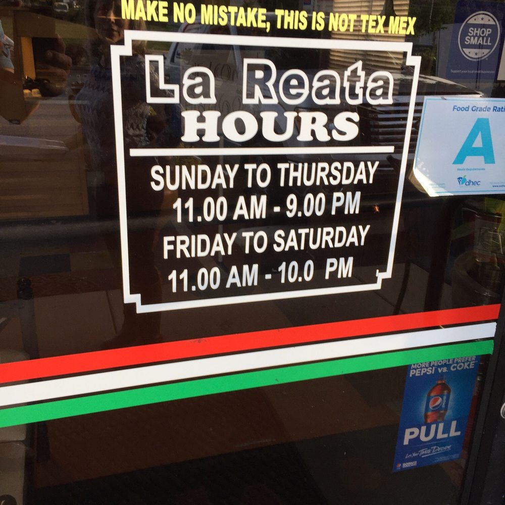 La Reata Mexican Restaurant - This is not Tex Mex! - Mexican Near Me - Taylors, South Carolina La Reata Mexican Restaurant - This is not Tex Mex! - Mexican Near Me - Taylors, South Carolina
