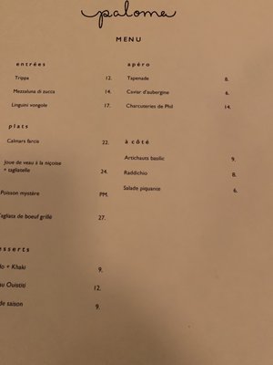 Menu photo 2 Paloma Montreal, QC