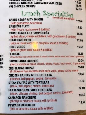 Menu photo 2 Margarita's San Diego, CA Menu photo 2 Margarita's San Diego, CA