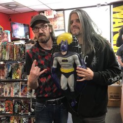 Comics and More - Adam Jones, one of the greatest guitarists of all time (Tool) did some shopping at Comics & More today! How cool!