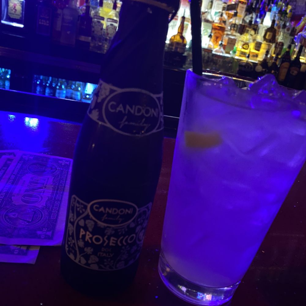 Back Bar - Fake version of French 75. Very tasty! - Sports Bars Near Me - St. Petersburg, Florida
