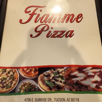 Fiamme Pizza - Menu - Pizza Near Me - Tucson, Arizona