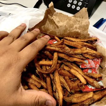 Five Guys - Burnt fries. Tasteless and awful. The paper had more moisture. - Burgers Near Me - Florissant, Missouri Five Guys - Burnt fries. Tasteless and awful. The paper had more moisture. - Burgers Near Me - Florissant, Missouri