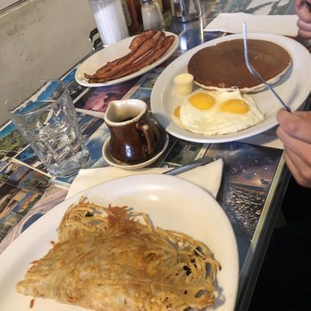 Art's Cafe - Hash brown sandwich, Pancake and bacon combo - Diners Near Me - San Francisco, California Art's Cafe - Hash brown sandwich, Pancake and bacon combo - Diners Near Me - San Francisco, California