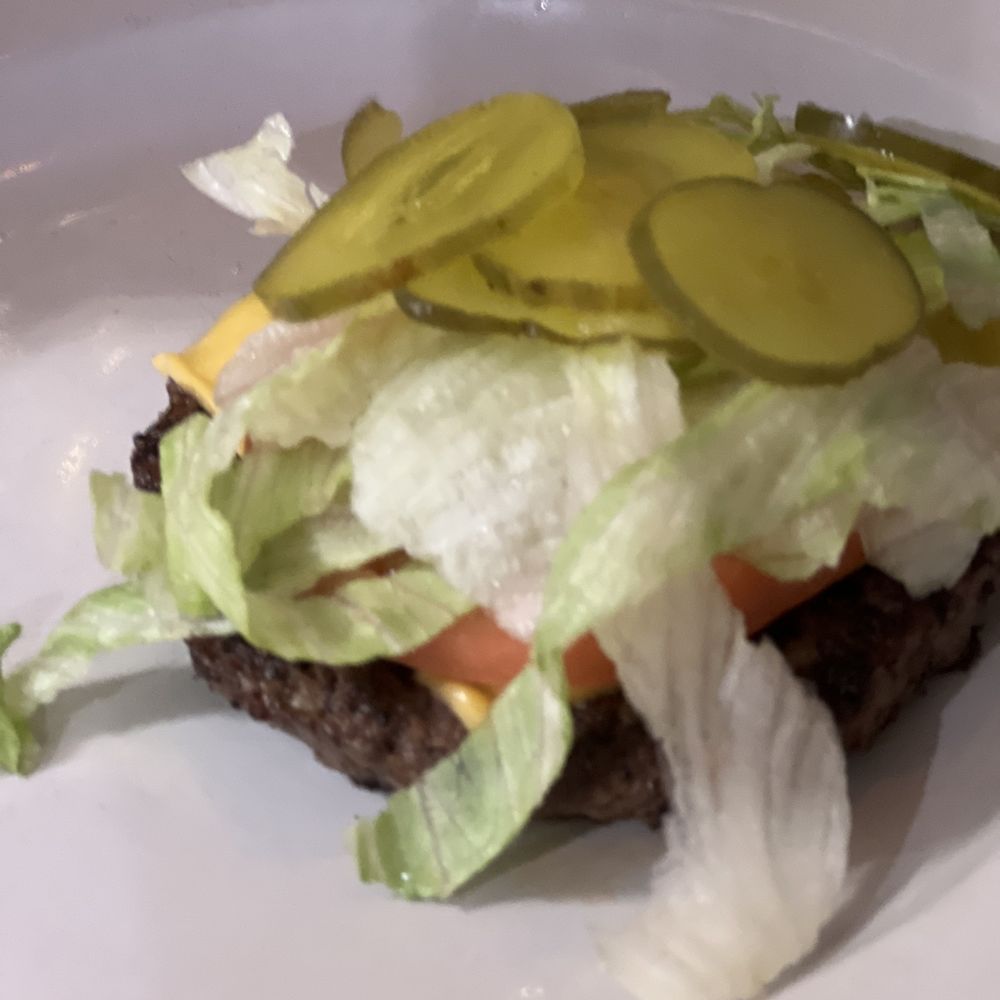 Wife's gluten free burger. Wife's gluten free burger.