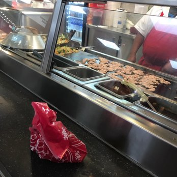 Sarku Japan - a red bandanna on the counter - Japanese Near Me - Columbia, South Carolina Sarku Japan - a red bandanna on the counter - Japanese Near Me - Columbia, South Carolina