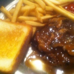 Western Sizzlin - # 12 Chopped Sirloin steak with FF mushroom gravy and Texas toast